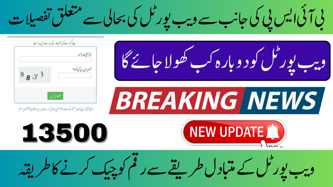 Date of BISP 8171 Portal Relaunch