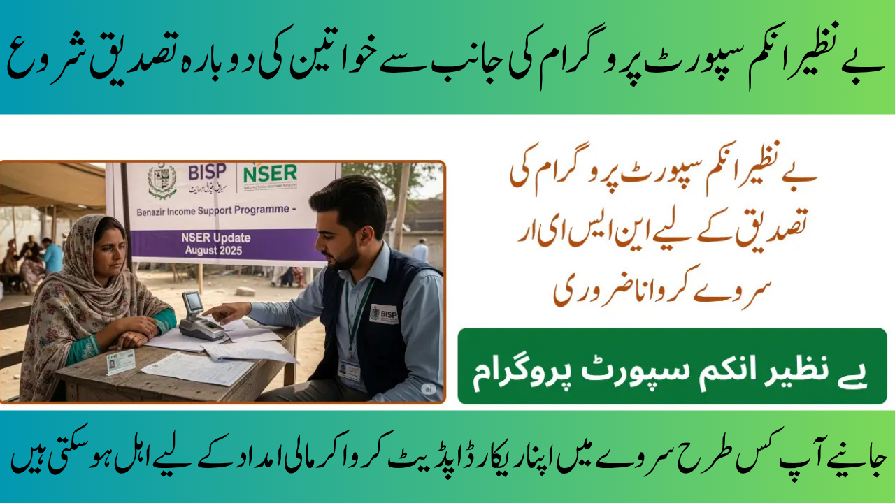 BISP 8171 August 2025 Payment Re-Verification Your NSER Record